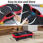 EVOLAND Vibration Plate Exercise Machine, Fitness Vibration Trainer