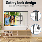 Mounting Dream Tilt TV Wall Bracket for 37-82" TV Max VESA 600x400mm 60kg