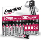 Energizer Advanced - AAA Batteries (24 Pack) Up To 100% Longer Lasting