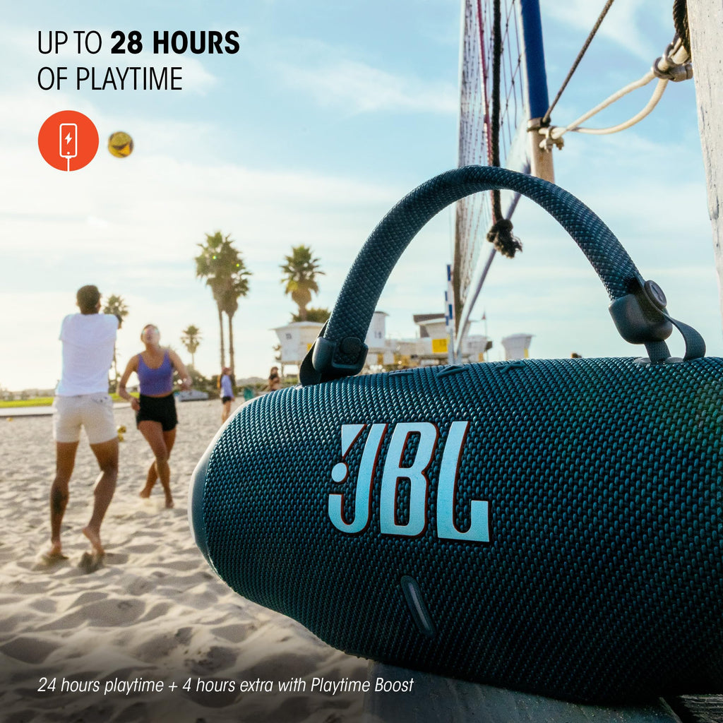 JBL Charge 6 - Portable Waterproof & DropProof Bluetooth Speaker (Black)