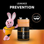 DURACELL Plus 9V Alkaline Batteries (2 Pack) 6LR61