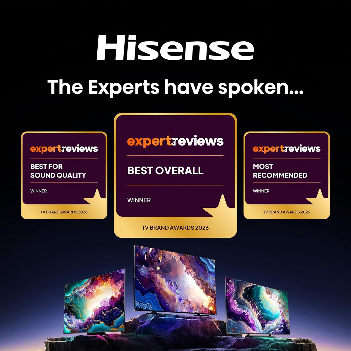 Hisense 43 Inch 43E6STUK 4K Ultra HD AI Smart TV