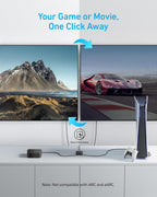 Anker HDMI Switch, 2 in 1 Out HDMI Switcher, Monitor Switch with 4K@60Hz