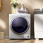 COSTWAY 1.5 Cu.ft. Portable Clothes Dryer,850W Compact Laundry Dryer,Silver