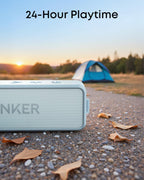 Anker soundcore 2 Portable Bluetooth Speaker, 24-Hour Playtime, IPX7