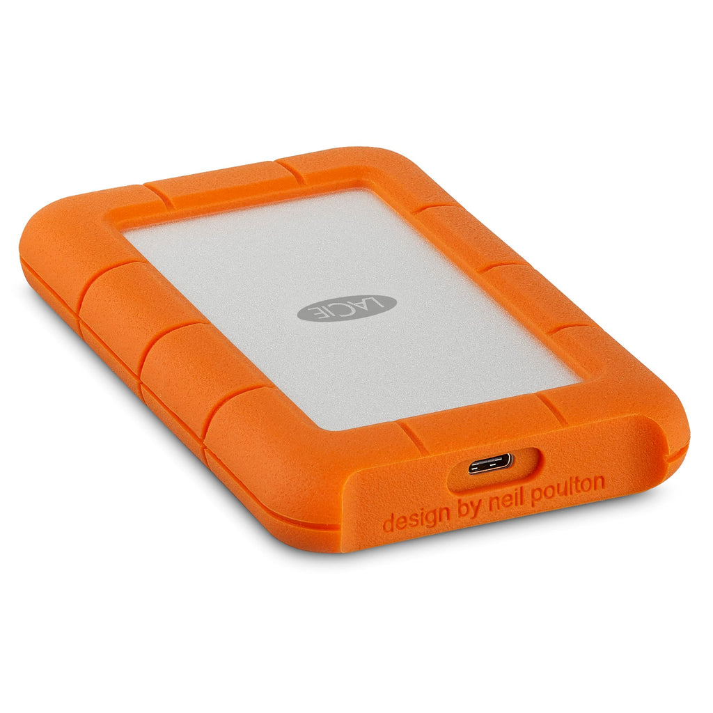 LaCie 5TB Rugged Portable Hard Drive | USB-C (STFR5000800)