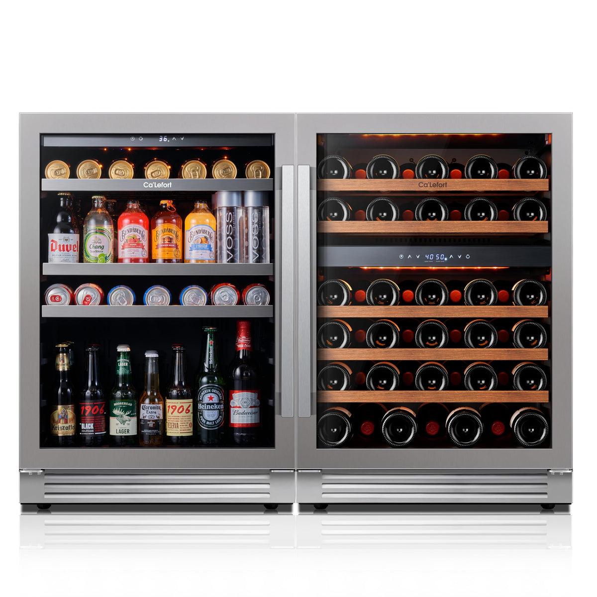 Ca'Lefort 24 inch Beverage Refrigerator, 180 Can Beverage Fridge