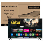 HYE 43" LED Smart TV - 4K Ultra HD, Samsung Tizen OS & Gaming Hub, Black