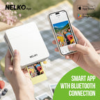 Nelko PP01 Photo Printer, 2x3 Portable Photo Printer, Mini Printer, Purple