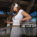 JLab JBuds Lux ANC Wireless Over-Ear Headphones, Mauve