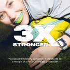 SAFEJAWZ Mouth Guard, Adult & Junior Dual Layer Gum Shield with Case