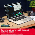 SanDisk Extreme Portable SSD 1TB - Up to 1050MB/s Read Speeds (Older Model)