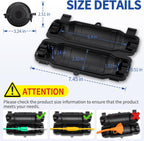Outdoor Extension Cord Safety Cover, Black