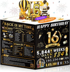 16th Birthday Card for Girl Boy Son Daughter, Big Pop Up 16th Birthday Cards for Grandson Granddaughter, Back In 2010 Funny 16 Year Old Birthday Decorations