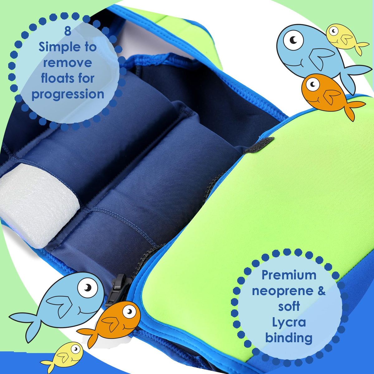 SwimBest Swim Vest - For Baby, Toddler & Kids. Adjustable Buoyancy Swim Jacket, ideal for pools/beaches/holidays & Learning to Swim