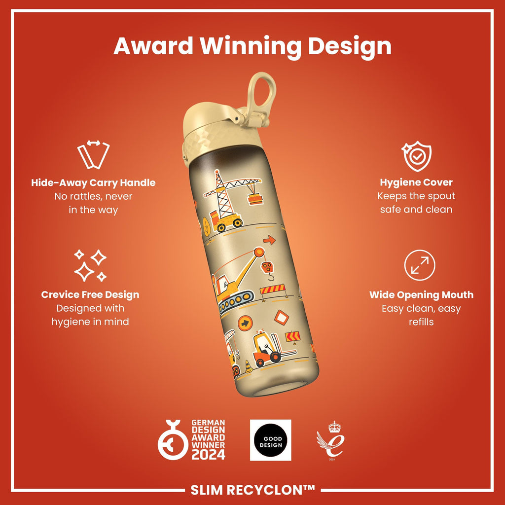 ION8 Leak Proof Water Bottle, 500ml (18oz), Fighter Jets