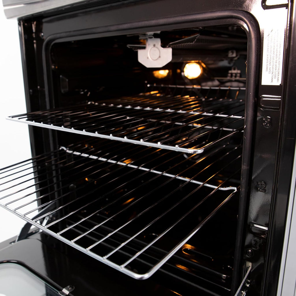 Avanti Compact Gas Range Oven, 4 Sealed Burners, 20-Inch, Stainless Steel