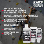 YAYB LIQUID CHALK | Powerful Grip Formula | Sweat-Free Hands | Sports Chalk | Weight Lifting | Rock Climbing | Power Lifting | Weight lifting | Bodybuilding