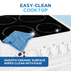 Avanti 20-Inch Freestanding Electric Range with Ceramic Glass Cooktop, in Black (CERU200P1B)