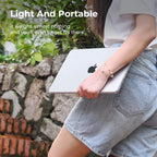 EooCoo for MacBook Pro 13 inch Case M2 M1 2023-2017 Slim Frost Black