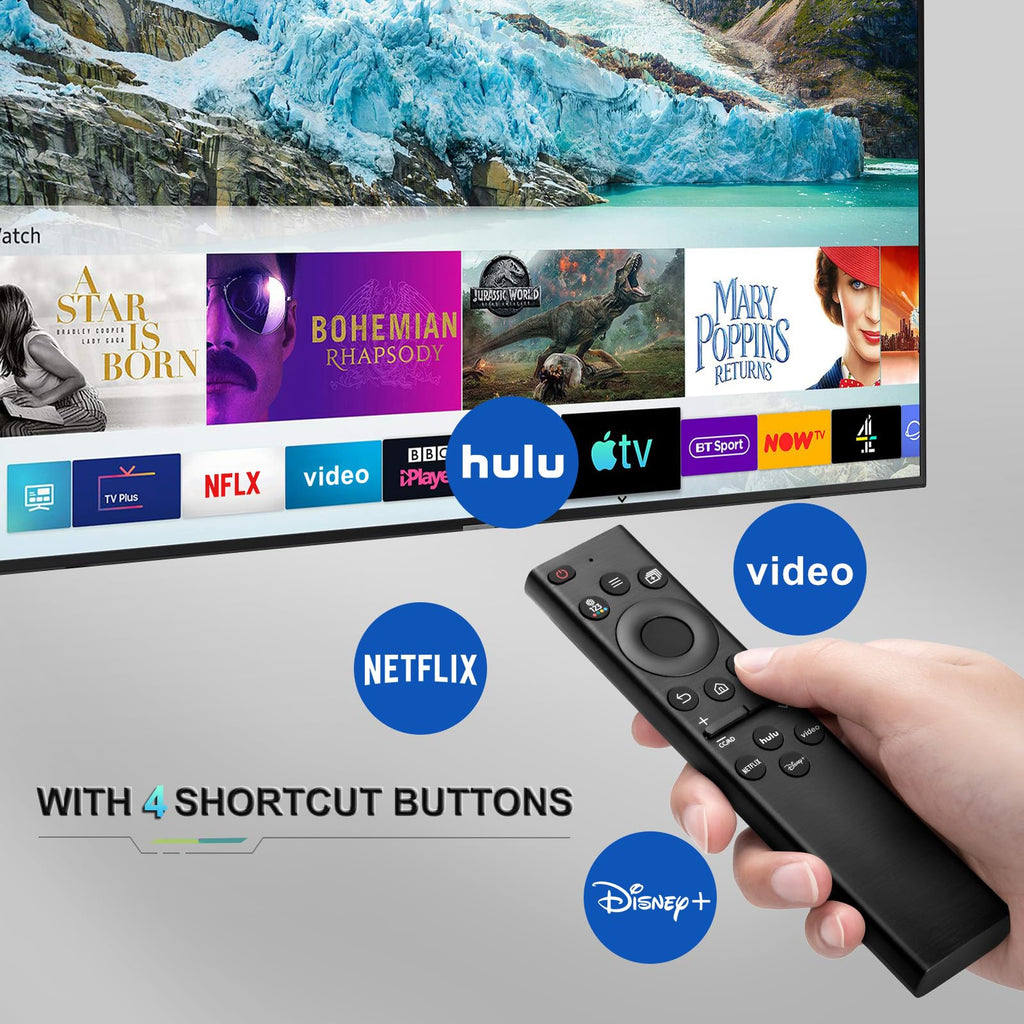 Universal Remote Replacement XRT260 for All VIZIO Smart TV Smartcast 4K P-Series V-Series D-Series M-Series XRT136 XRT140, with Buttons for Netflix Disney Prime Video Hulu (No Voice Function)
