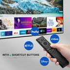 Universal Remote Replacement XRT260 for All VIZIO Smart TV Smartcast 4K P-Series V-Series D-Series M-Series XRT136 XRT140, with Buttons for Netflix Disney Prime Video Hulu (No Voice Function)