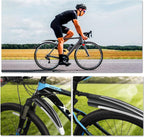 Bike Mudguard Set, Portable Adjustable Road Mountain Bike Bicycle Cycling Tires Front and Rear Mud Guard Fenders for MTB Mountain Road Bike