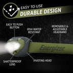 Energizer Vision HD+ 260 Lumen Head Torch, Super Bright LED, 7 Modes