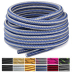 Stepace 2 Pairs Round Heavy Duty Boot Laces for Hiking and Work Boots