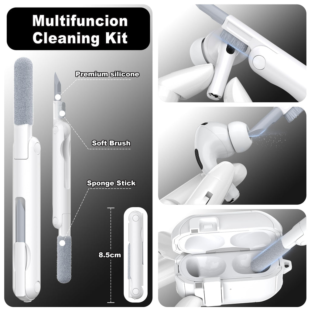 for AirPods 4 Case & AirPods 5 Case with Cleaner Kit,Clear Cover