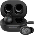 JLab JBuds Mini True Wireless Earbuds, Bluetooth Multipoint, Charcoal Black