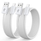 NIBIKIA iPhone Charger Cable 2Pack 1M [Apple MFi] USB to Lightning Cable
