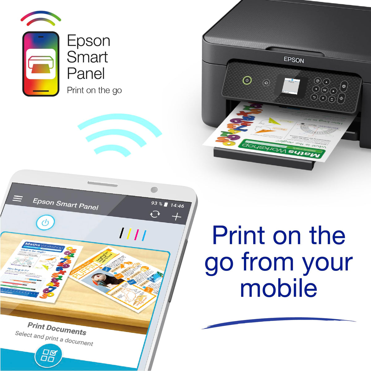 Epson Expression Home XP-4200 3-in-1 Ink Multifunction Printer, Scanner, Copier, WiFi, 1440dpi, Duplex, 2.4 Inch Display, DIN A4, incl. 3 Months Readyprint Flex Trial