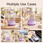 Mini Washing Machine, 3L Compact Small Laundry Washer for Underwear, Socks etc.（White）