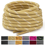 Stepace 2 Pairs Round Heavy Duty Boot Laces for Hiking and Work Boots