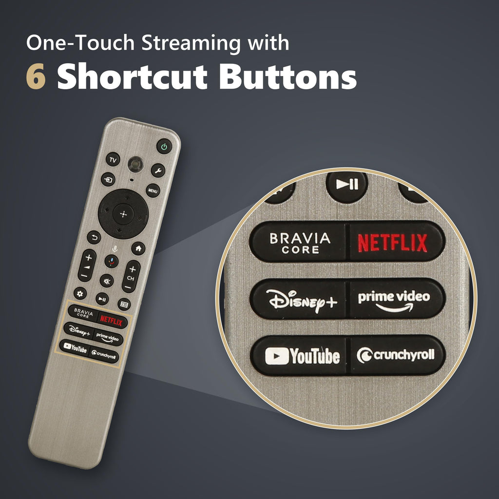 Replacement for Samsung TV Remote, for All 2019-2026 Samsung Remote Control for Smart TV with Voice Control. 2-Year Full Warranty.