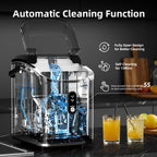 Antarctic Star Nugget Ice Maker Countertop with Soft Chewable Ice