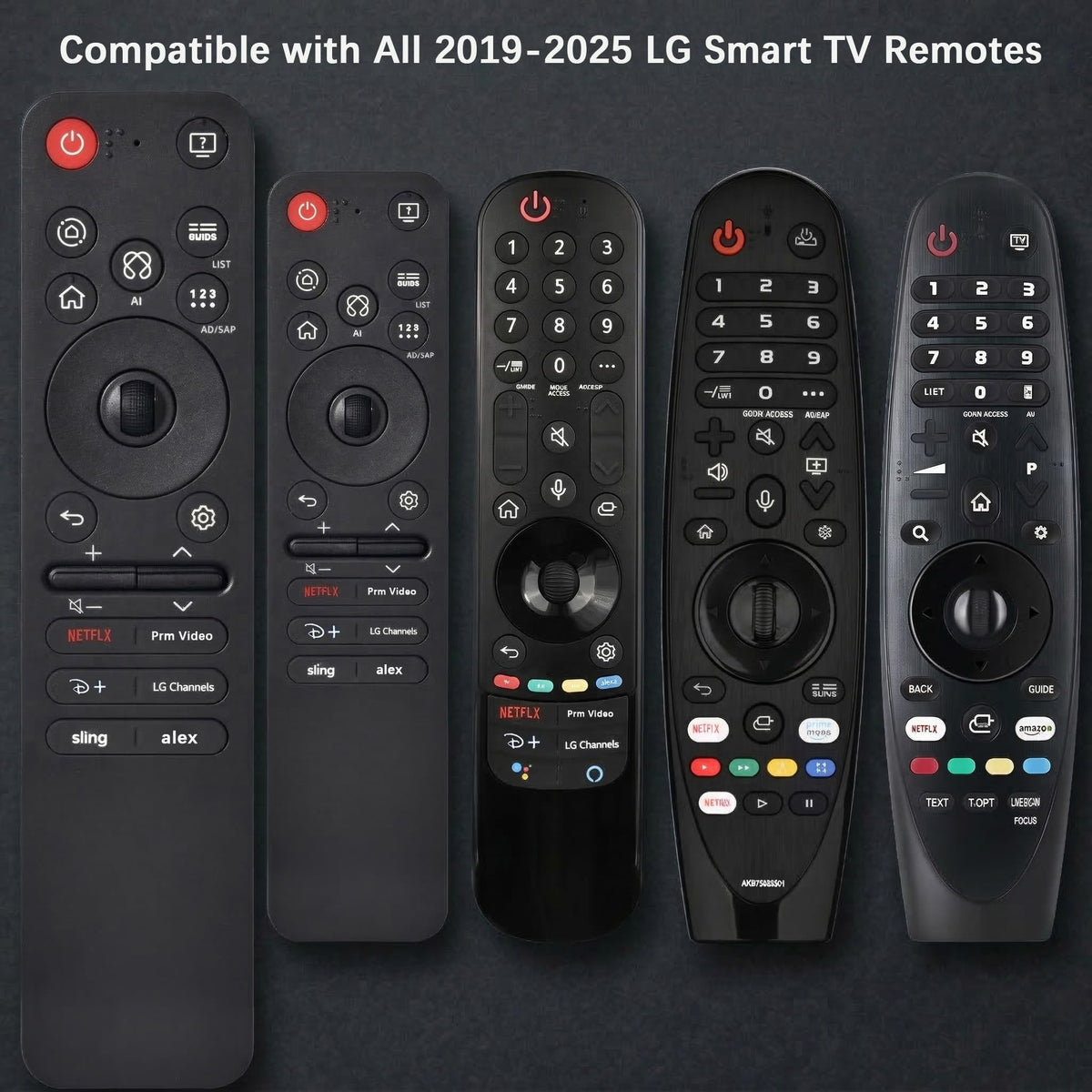 Replacement for Hisense Smart Google TV Voice Remote Control