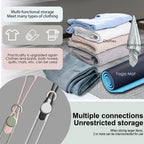 24Pcs Silicone Cable Ties, Cord Organizer Cable Management-Multi