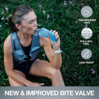 SWIFTER 2x Soft Flask 250ml | Collapsible Running Water Bottle | Handheld or in Vest | Leakproof | Trail Hydration Flask | Soft Water Bottle for Marathon, Hiking (250ml (x2))