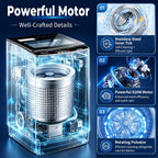 Winado 15.6LBS Full Automatic Portable Washing Machine with Drain Pump