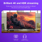 Roku Streaming Stick 4K with Voice Remote - HDR10+ & Dolby Vision