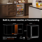 Ca'Lefort 48 Inch Wine & Beverage Refrigerator, 200 Can and 46 Bottle