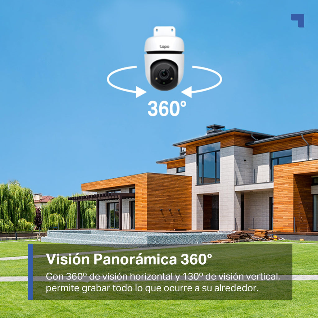 Tapo TC40 Full HD Pan/Tilt Outdoor Security Camera CCTV Camera 360° View