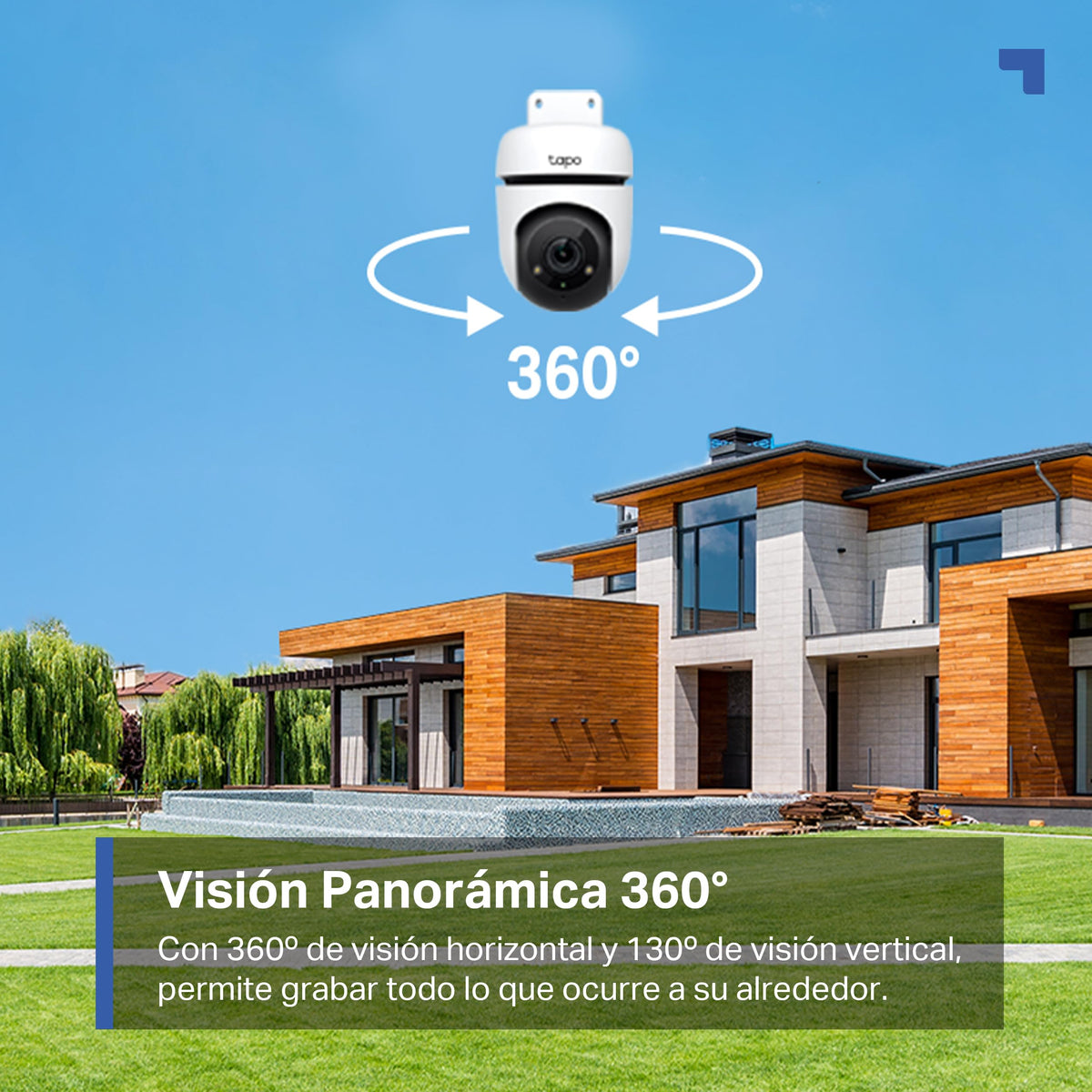 Tapo TC40 Full HD Pan/Tilt Outdoor Security Camera CCTV Camera 360° View