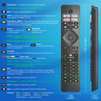 for Hisense TV Remote Control, Universal for Hisense Smart TV, Replacement
