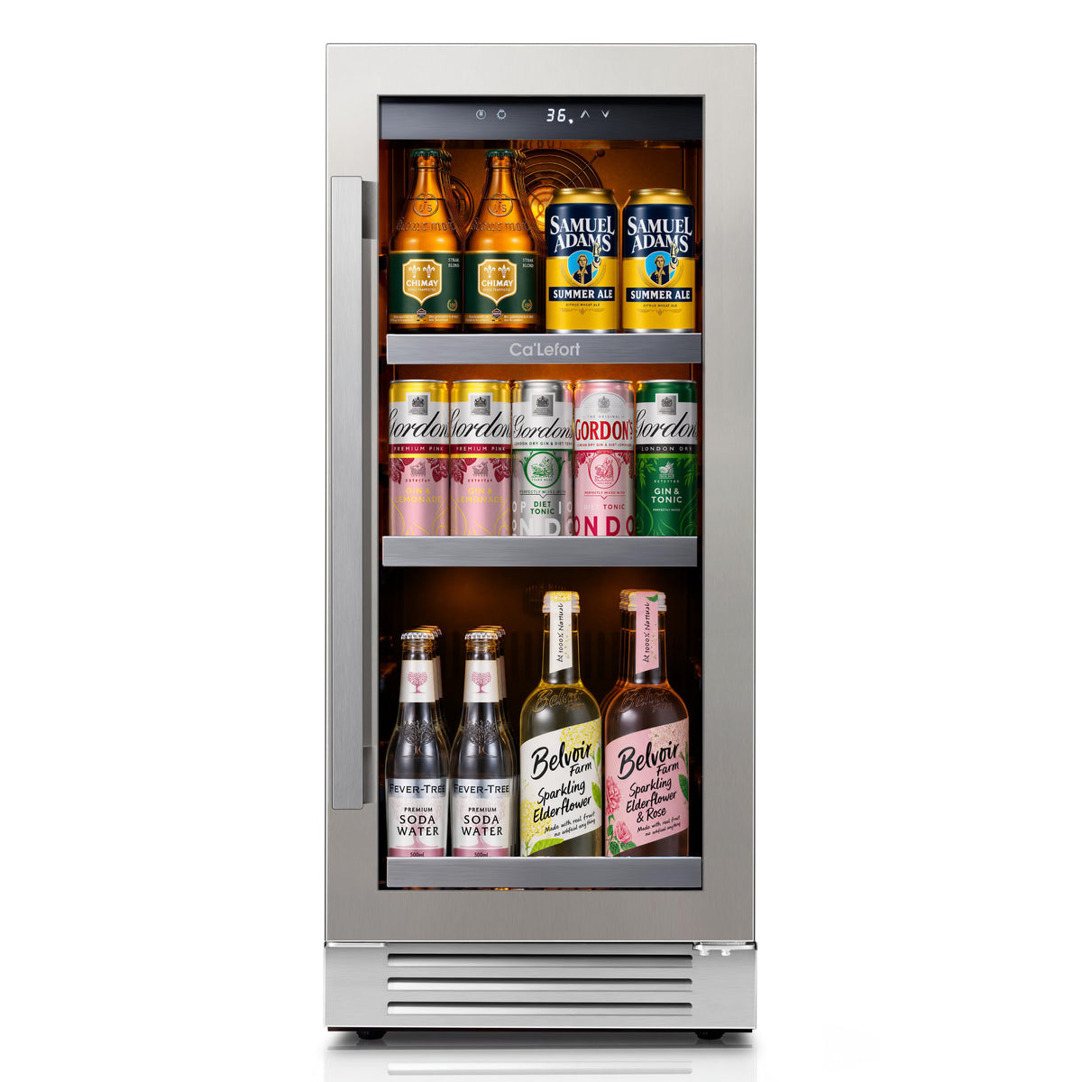 Ca'Lefort 48 Inch Wine & Beverage Refrigerator, 200 Can and 46 Bottle