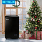 DEMULLER 3.2 CU.FT Small Deep Freezer with Electronic Panel Black