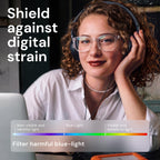 Gaoye Blue Light Blocking Glasses -Fashion Square Eyeglasses, Anti UV Ray Computer Gaming Glasses Blue Blockers for Women/Men