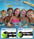 Kids Swimming Goggles for Boys & Girls Aged 6-14, Anti-Fog